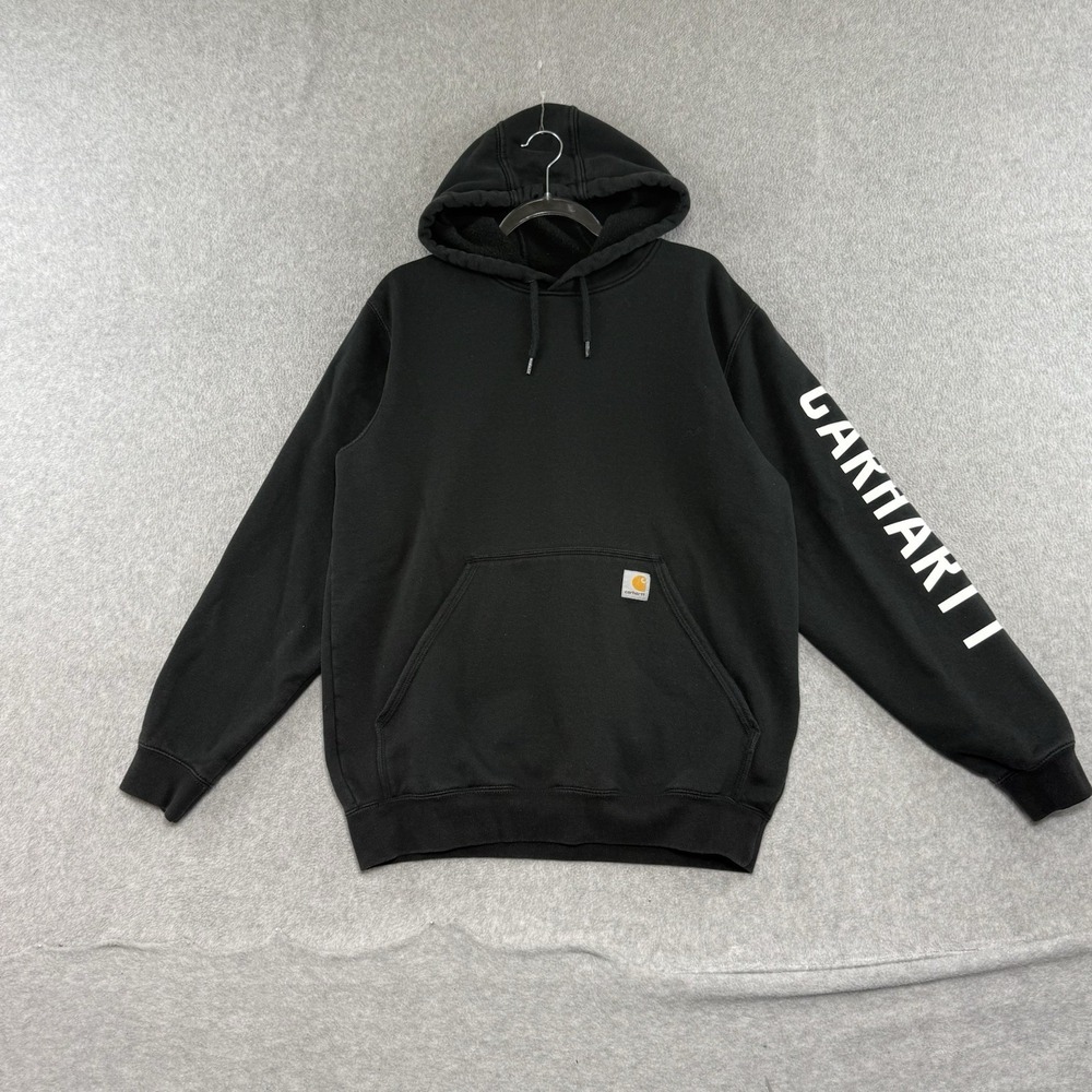 Carhartt Men's Loose Fit Sweatshirt Pullover Hoodie Sweatshirt Size Medium M